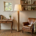 Load image into Gallery viewer, Textile Block Floor Lamp