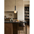 Load image into Gallery viewer, Threadline Alabaster Globe Pendant Lamp