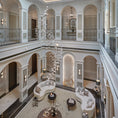 Load image into Gallery viewer, Tidal Art Glass Chandelier