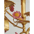 Load image into Gallery viewer, Tole Foliate Decorated Chandelier