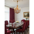 Load image into Gallery viewer, Tole Foliate Decorated Chandelier