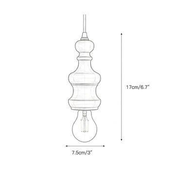 Tomiya Wood Swag Lights – detail 4 — Dimension drawings 2