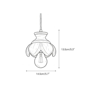 Tomiya Wood Swag Lights – detail 6 — Dimension drawings 4