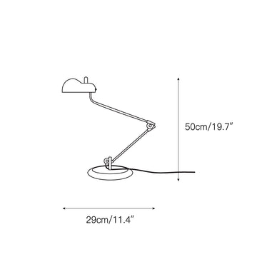 Topo Table Lamp – detail 3 — Dimension drawings 1