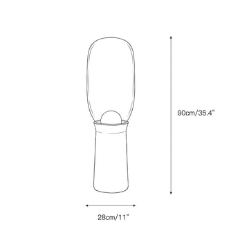 Torch Floor Lamp – detail 3 — Dimension drawings 2