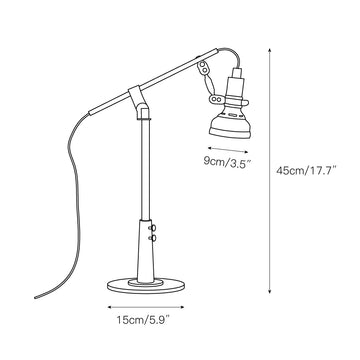 Totham Table Lamp – detail 3 — Dimension drawings 1