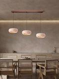 Load image into Gallery viewer, Travertine Drum Pendant Lamp