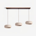 Load image into Gallery viewer, Travertine Drum Pendant Lamp