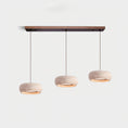 Load image into Gallery viewer, Travertine Drum Pendant Lamp