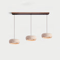 Load image into Gallery viewer, Travertine Drum Pendant Lamp