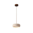 Load image into Gallery viewer, Travertine Drum Pendant Lamp