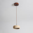 Load image into Gallery viewer, Travertine Drum Pendant Lamp