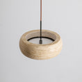 Load image into Gallery viewer, Travertine Drum Pendant Lamp