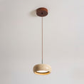 Load image into Gallery viewer, Travertine Drum Pendant Lamp