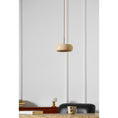 Load image into Gallery viewer, Travertine Drum Pendant Lamp