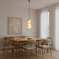 Load image into Gallery viewer, Alabaster Totem Pendant Lamp