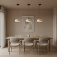 Load image into Gallery viewer, Travertine Drum Pendant Lamp