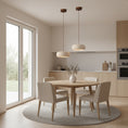 Load image into Gallery viewer, Travertine Drum Pendant Lamp