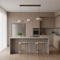 Load image into Gallery viewer, Travertine Drum Pendant Lamp