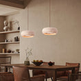 Load image into Gallery viewer, Travertine Drum Pendant Lamp