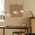 Load image into Gallery viewer, Travertine Drum Pendant Lamp