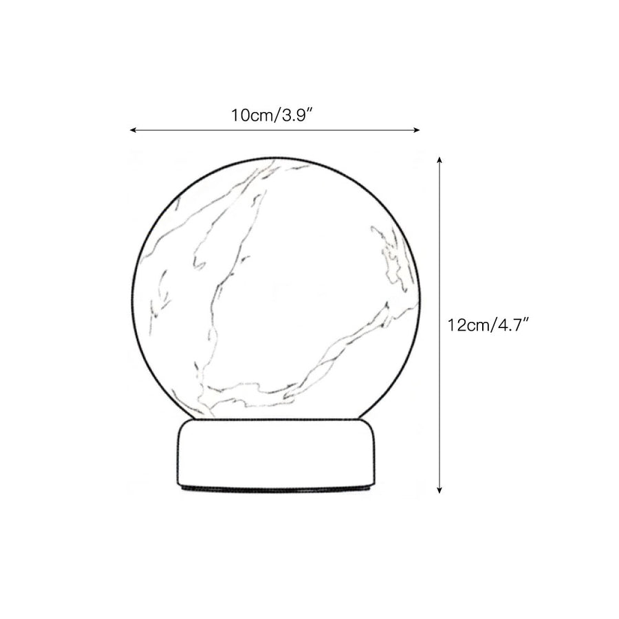 Trevi Table Lamp (Built-in Battery) – detail 3 — Dimension drawings 1