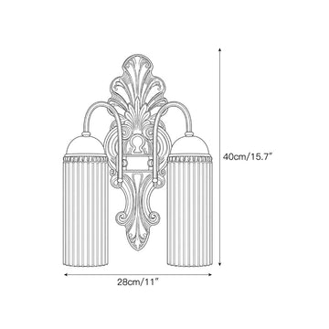 Triest Wall Sconce – detail 3 — Dimension drawings 1