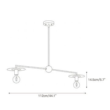 Trimble Island Pendant Lamp – detail 3 — Dimension drawings 1