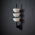 Load image into Gallery viewer, Triple Alabaster Wall Lamp