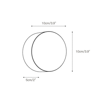 Troia Travertine Wall Lamp – detail 3 — Dimension drawings 1
