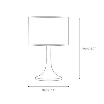 Trumpet Table Lamp – detail 4 — Dimension drawings 1