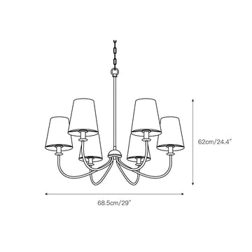 Turnbull Chandelier – detail 3 — Dimension drawings 1