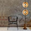 Charger l'image dans la visionneuse de la galerie, Twin Disc Wood Floor Lamp – detail 10