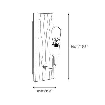 Tybee Wall Lamp – detail 3 — Dimension drawings 1