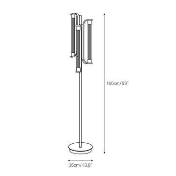 Tycho Floor Lamp – detail 3 — Dimension drawings 1