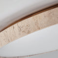 Charger l'image dans la visionneuse de la galerie, Ultra-thin Round Travertine Ceiling Lamp