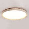 Load image into Gallery viewer, Ultra-thin Round Travertine Ceiling Lamp