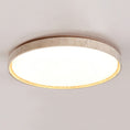 Charger l'image dans la visionneuse de la galerie, Ultra-thin Round Travertine Ceiling Lamp