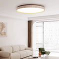 Charger l'image dans la visionneuse de la galerie, Ultra-thin Round Travertine Ceiling Lamp