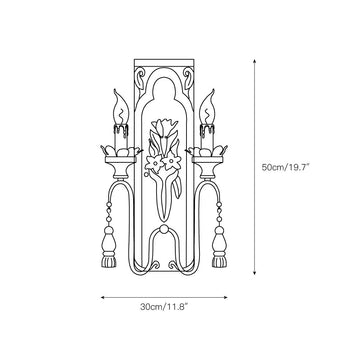 Valentina Wall Lamp – detail 3 — Dimension drawings 1