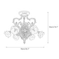 Load image into Gallery viewer, Gilded Age Medallion Semi-Flush Mount