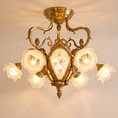 Load image into Gallery viewer, Gilded Age Medallion Semi-Flush Mount