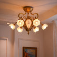 Load image into Gallery viewer, Gilded Age Medallion Semi-Flush Mount