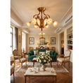 Load image into Gallery viewer, Gilded Age Medallion Semi-Flush Mount