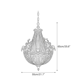 Lámpara Colgante Vanderbilt — Dimension drawings 1