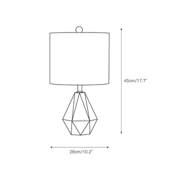 Vaughn Table Lamp – detail 3 — Dimension drawings 1