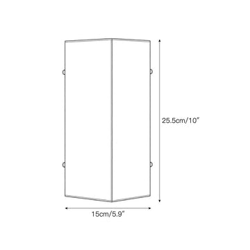 Velorin Onyx Wall Sconce – detail 3 — Dimension drawings 1