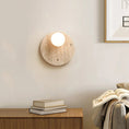 Load image into Gallery viewer, Wabi Travertine Wall Lamp