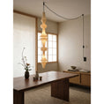 Load image into Gallery viewer, Washi Paper E Pendant Swag Lights
