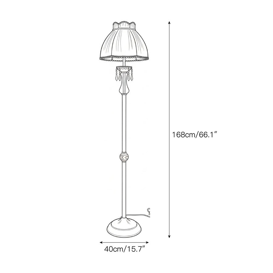 Waterford Floor Lamp – detail 3 — Dimension drawings 1
